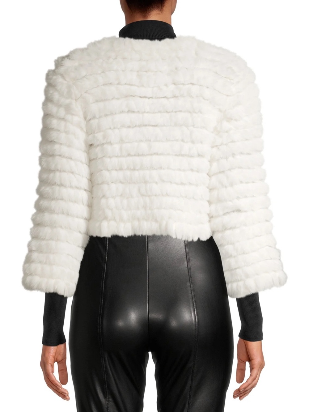 BCBG MAXAZRIA Faux Fur cropped shrug in ivory / cream color
Size XXS - Picture 2 of 8